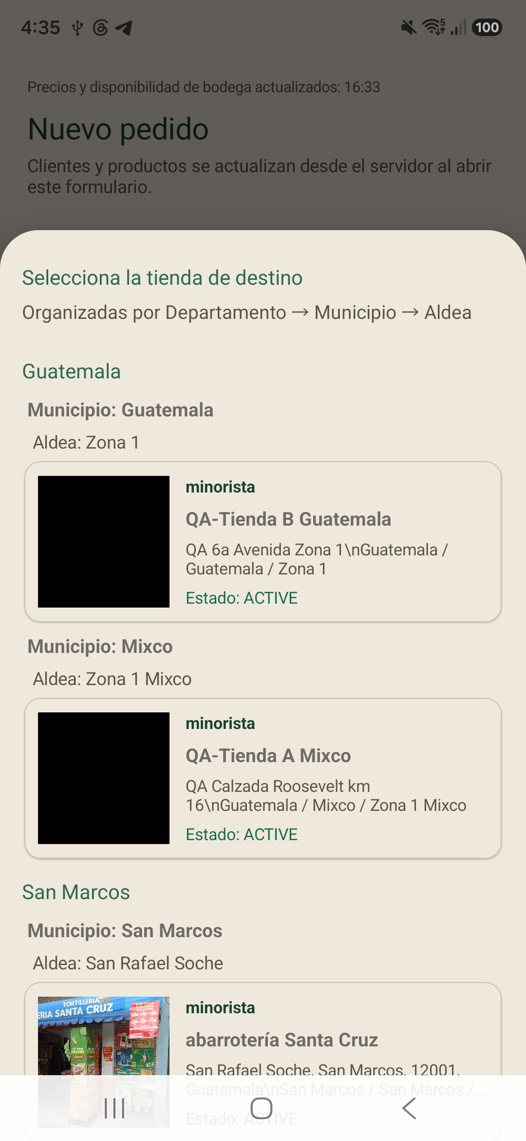 Captura: Mapa